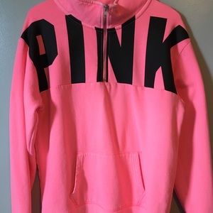 PINK half zip